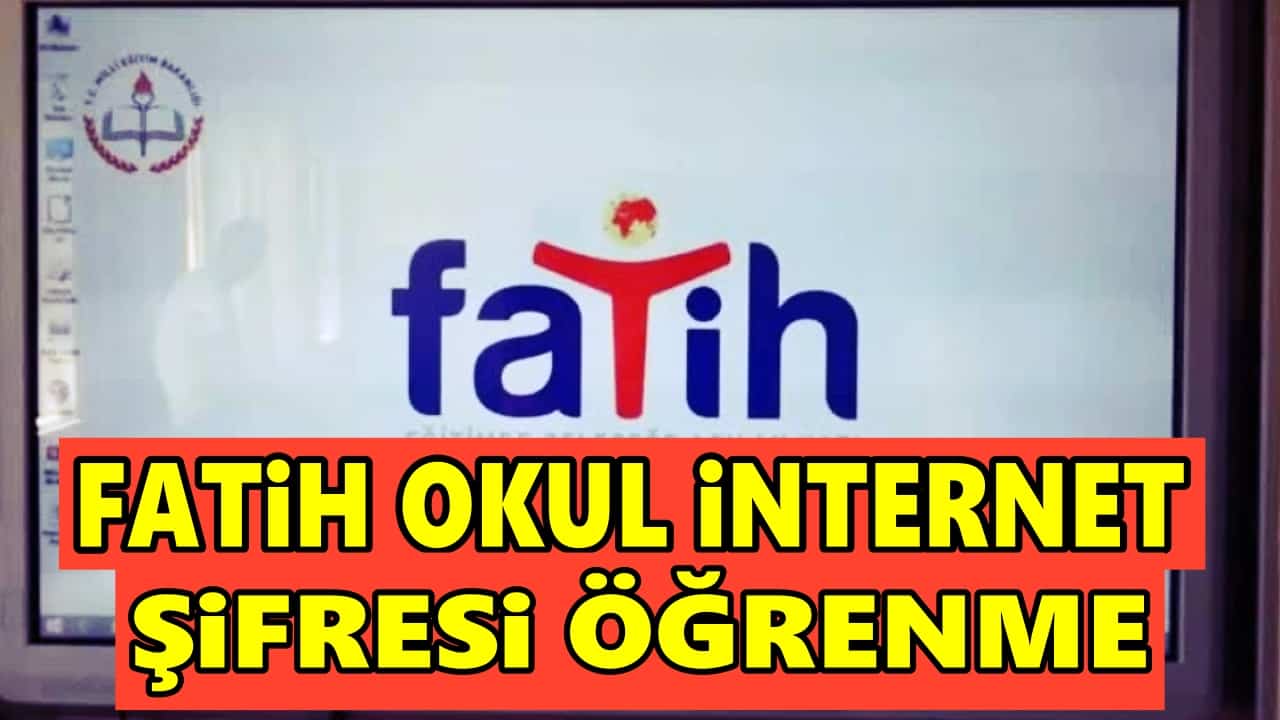 Fatih Wifi Şifresi – 2023 Fatih Şifre
