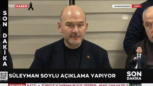 Bakanı Soylu: Kahramanmaraş’ta 308 Enkazda Arama Kurtarma Devam Etmektedir
