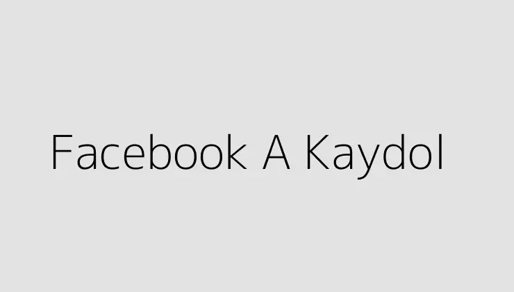 Facebook A Kaydol