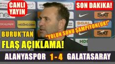 Okan Buruk Basın Toplantısı! Maç Sonu: Alanyaspor 1 – 4 Galatasaray