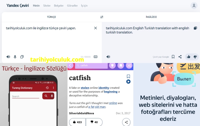 İngilizce Türkçe Çeviri Uygulamaları [Android ve iOS] PC