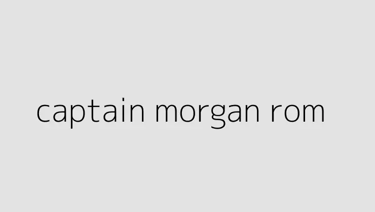 captain morgan rom