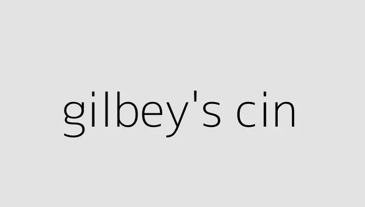 gilbey\’s cin
