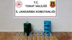 Tokat İl Jandarma Ekiplerinden Sahte Kaçak Alkol Operasyonu