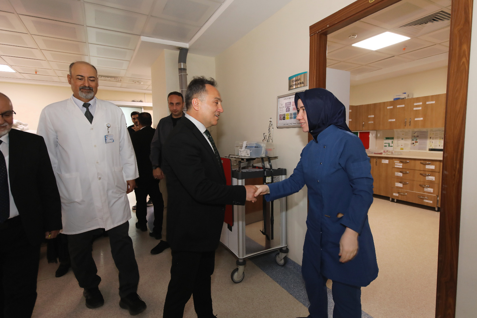 Rektör Prof. Dr. Fatih YILMAZ Üniversite Hastanesinde Bayramlaşma Gerçekleştirdi