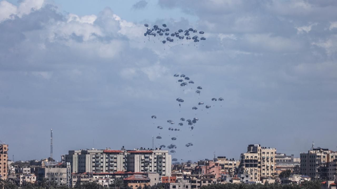 Gazze’de yardım paraşütleri açılmadı! Çok sayıda ölü ve yaralı var