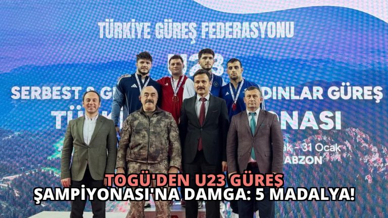 TOGÜ’den U23 Güreş Şampiyonası’na Damga: 5 Madalya!