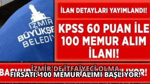 İzmir’de İtfaiyeci Olma Fırsatı: 100 Memur Alımı Başlıyor!