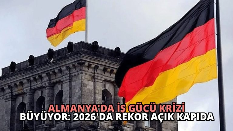 Almanya’da İş Gücü Krizi Büyüyor: 2026’da Rekor Açık Kapıda