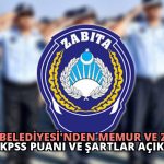 Hınıs Belediyesi’nden Memur ve Zabıta Alımı: KPSS Puanı ve Şartlar Açıklandı!