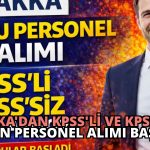 BAKKA’dan KPSS’li ve KPSS’siz Uzman Personel Alımı Başladı!