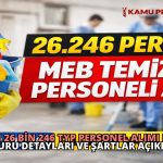 MEB’den 26 Bin 246 TYP Personel Alımı Başladı: Başvuru Detayları ve Şartlar Açıklandı
