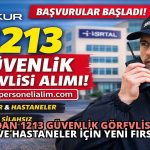 İŞKUR’dan 1213 Güvenlik Görevlisi Alımı: Okul ve Hastaneler İçin Yeni Fırsatlar