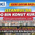 TOKİ İstanbul Kurası İçin Geri Sayım Başladı: 1 Milyon 235 Bin Başvuru Yapıldı